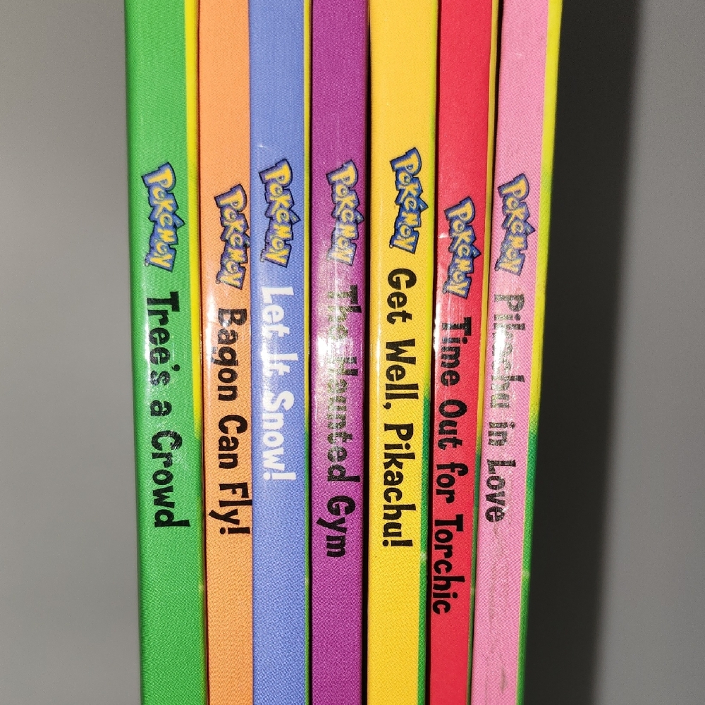 2005‎ 8 Count Set Of Pokeman Scholastic Childrens Books